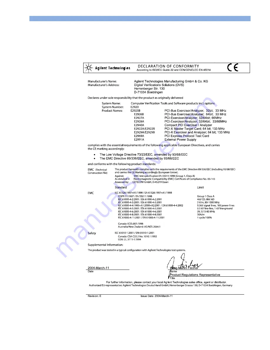 Agilent Technologies E2969A Скачать руководство пользователя страница 50