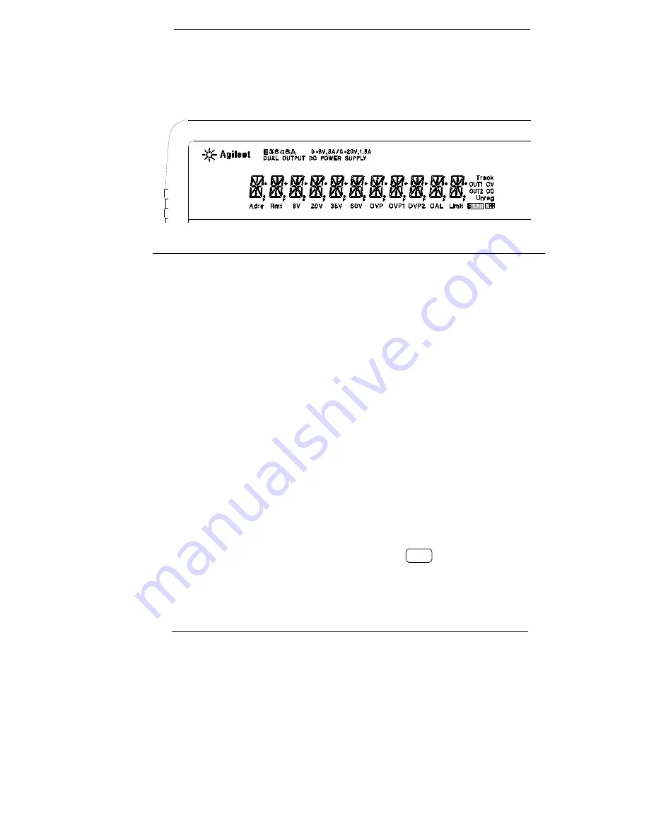 Agilent Technologies E3646A User Manual Download Page 7