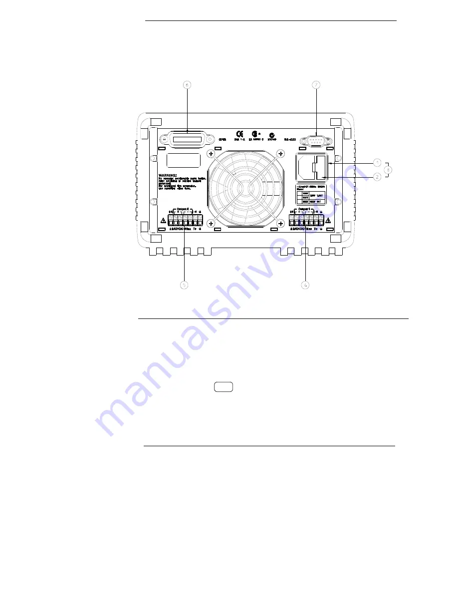 Agilent Technologies E3646A User Manual Download Page 8