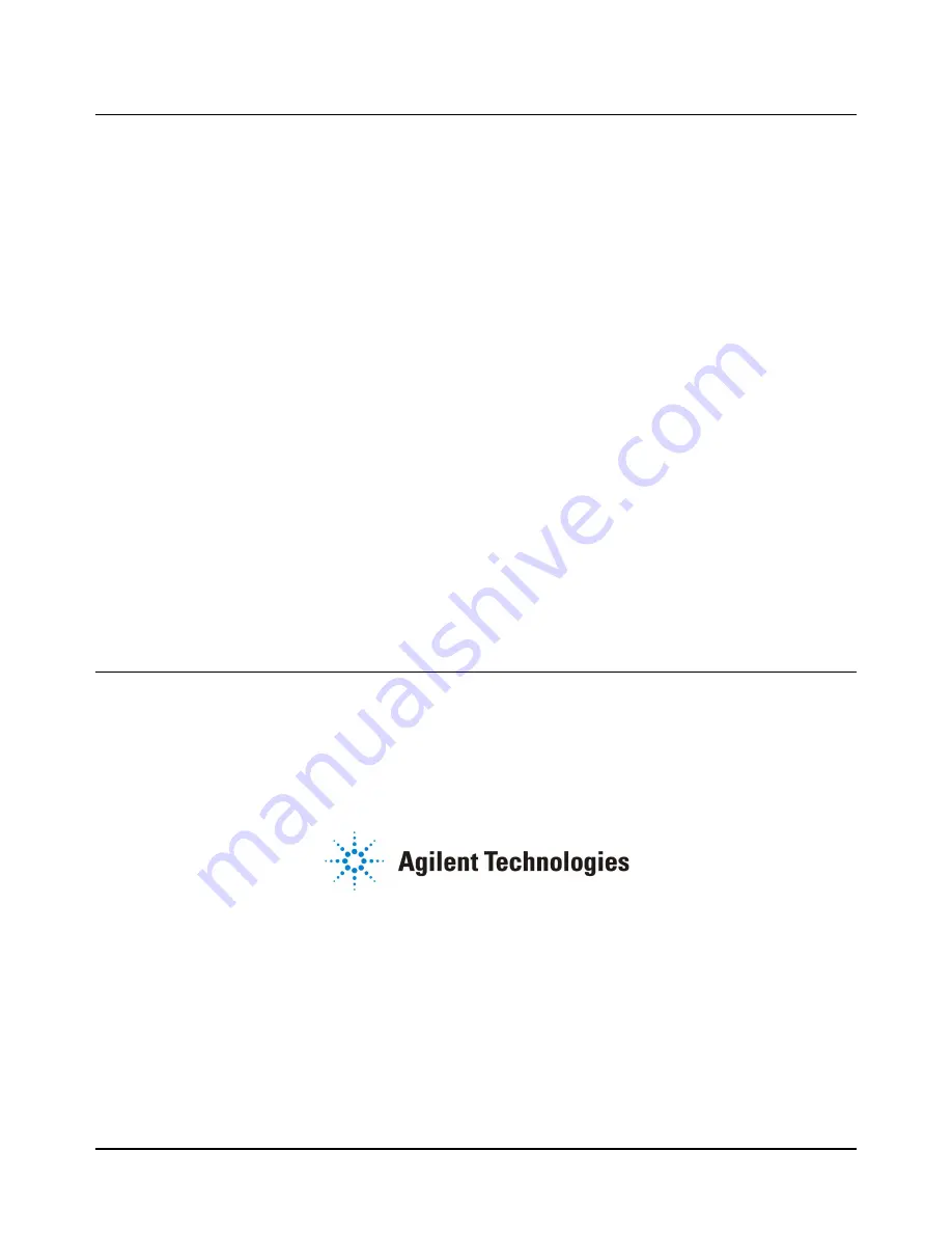 Agilent Technologies E8401A User And Service Manual Download Page 5