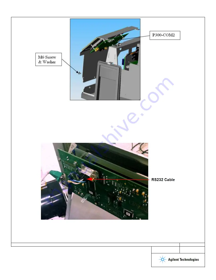 Agilent Technologies G8600-68001 Field Installation Instructions Download Page 9