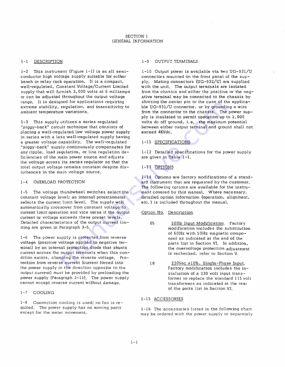 Agilent Technologies HP8648A Operating And Service Manual Download Page 6