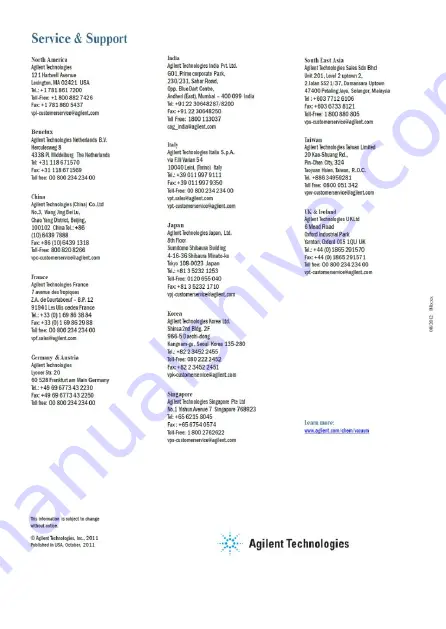 Agilent Technologies IMG-500 Скачать руководство пользователя страница 34