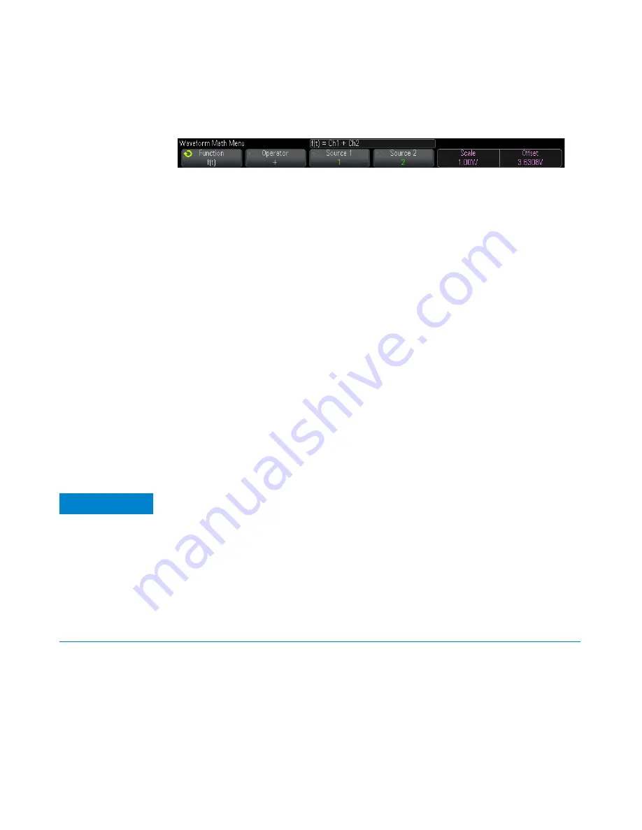 Agilent Technologies InfiniiVision 3000 3024A MSO-X User Manual Download Page 72