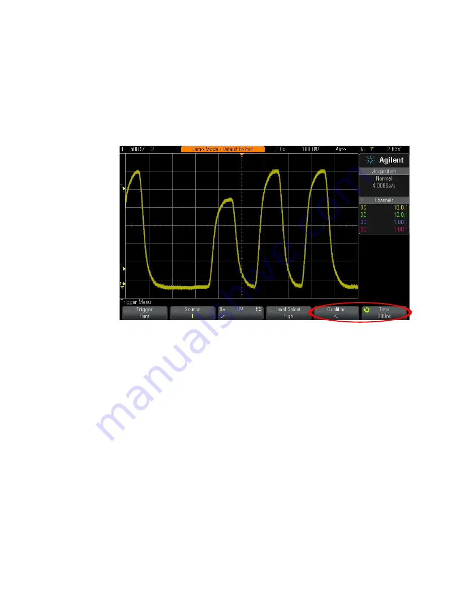 Agilent Technologies InfiniiVision 3000 X- Series Advanced Training Manual Download Page 58