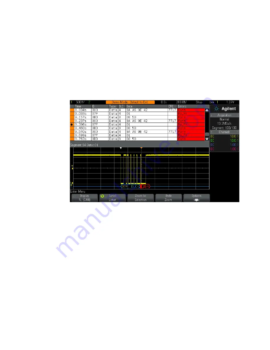 Agilent Technologies InfiniiVision 3000 X- Series Скачать руководство пользователя страница 98