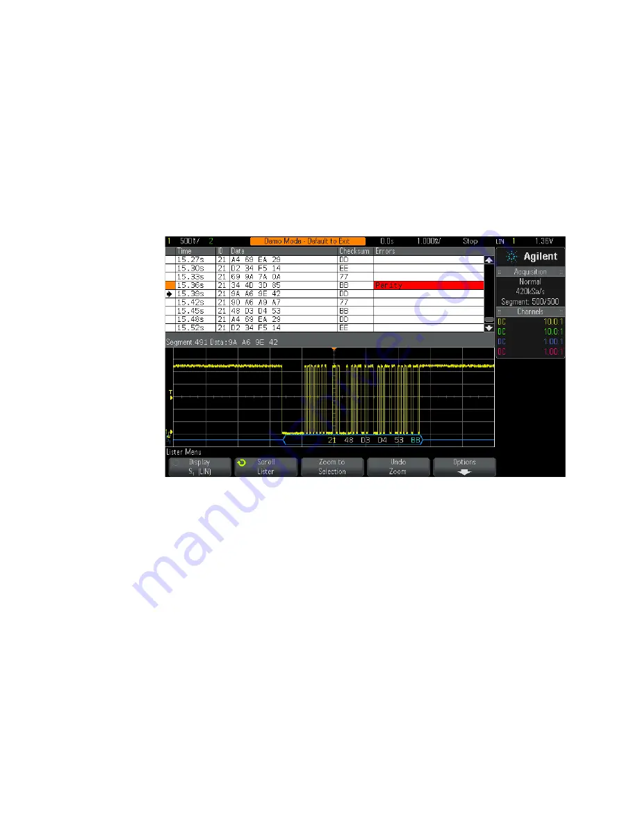 Agilent Technologies InfiniiVision 3000 X- Series Скачать руководство пользователя страница 104