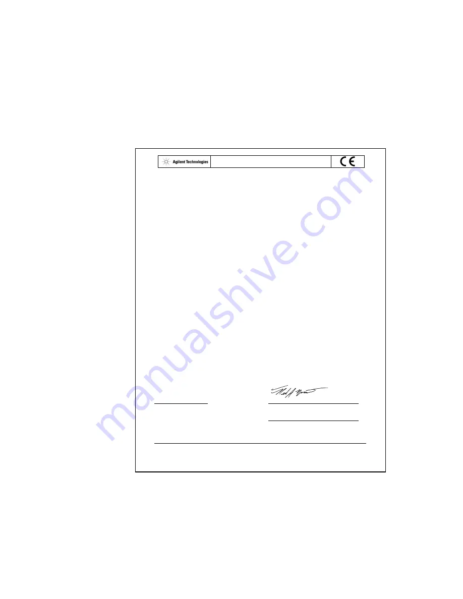 Agilent Technologies J2300D System Manual Download Page 85