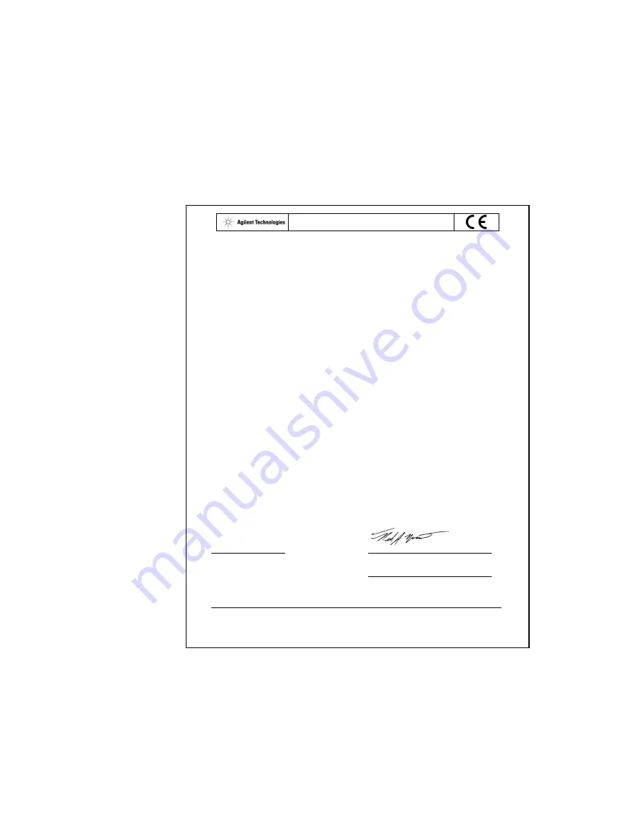 Agilent Technologies J2300D System Manual Download Page 108