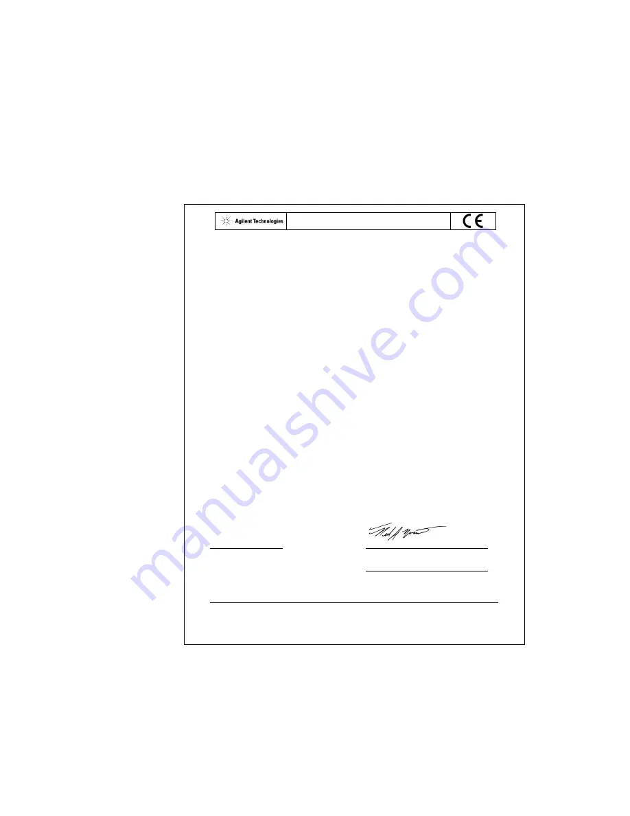 Agilent Technologies J2300D System Manual Download Page 109