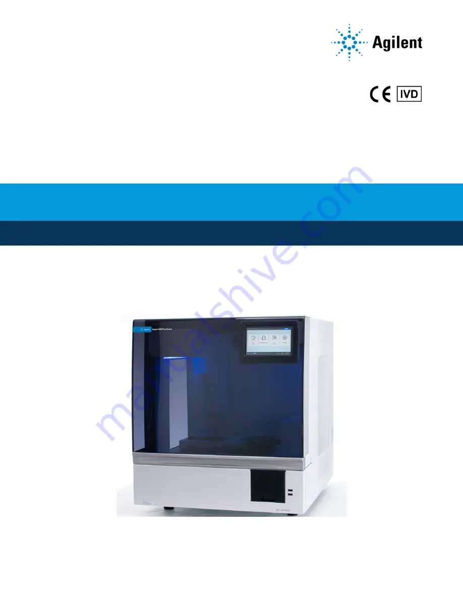 Agilent Technologies Magnis Dx NGS Prep System Скачать руководство пользователя страница 1