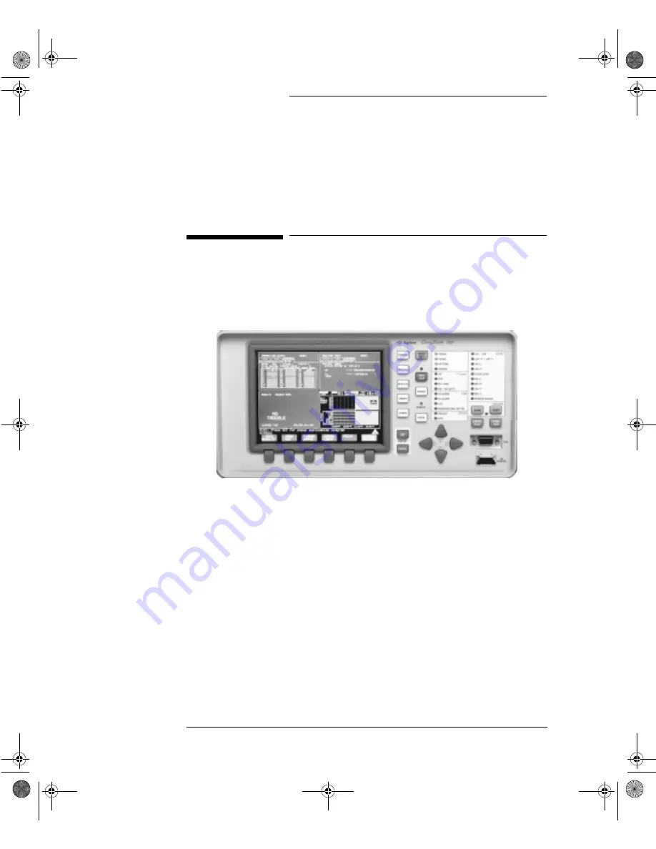 Agilent Technologies OmniBER 720 Скачать руководство пользователя страница 13