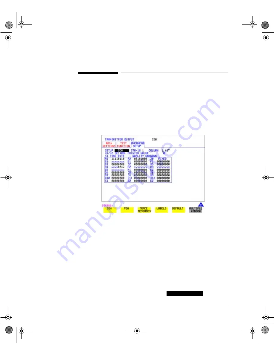 Agilent Technologies OmniBER 720 User Manual Download Page 35