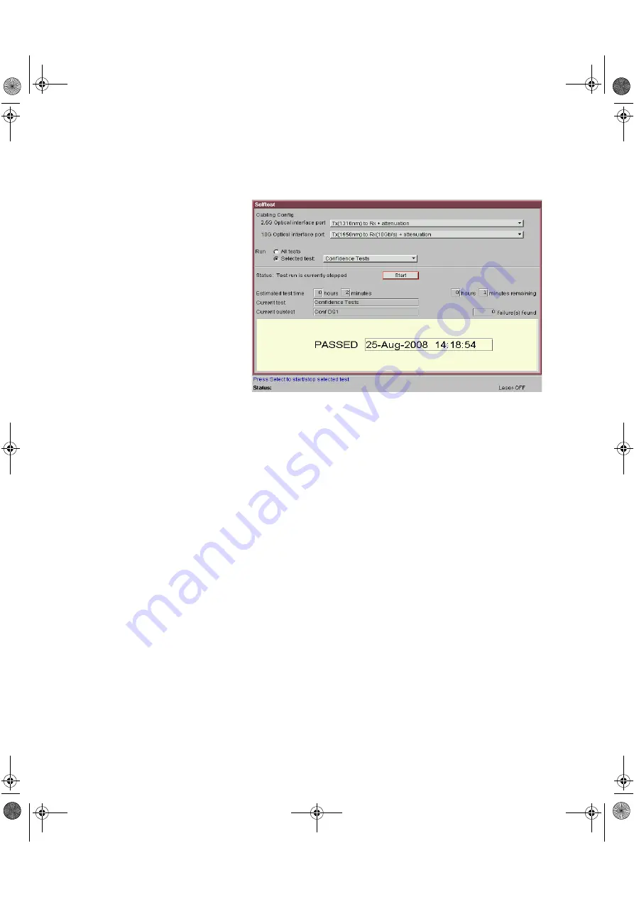 Agilent Technologies OmniBER J7230A Installation And Verification Manual Download Page 66