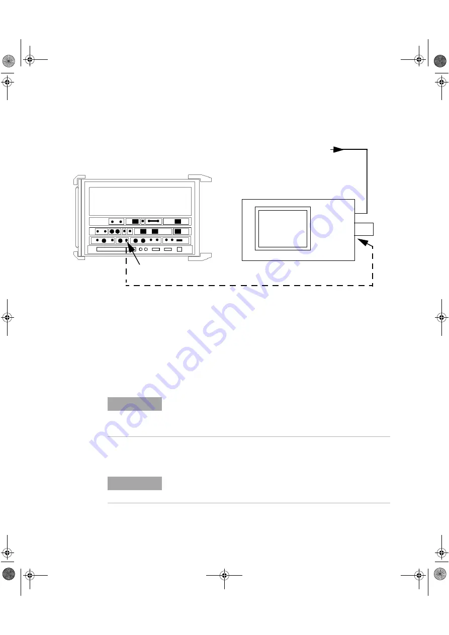 Agilent Technologies OmniBER OTN J7230B Performance Verification Manual Download Page 24