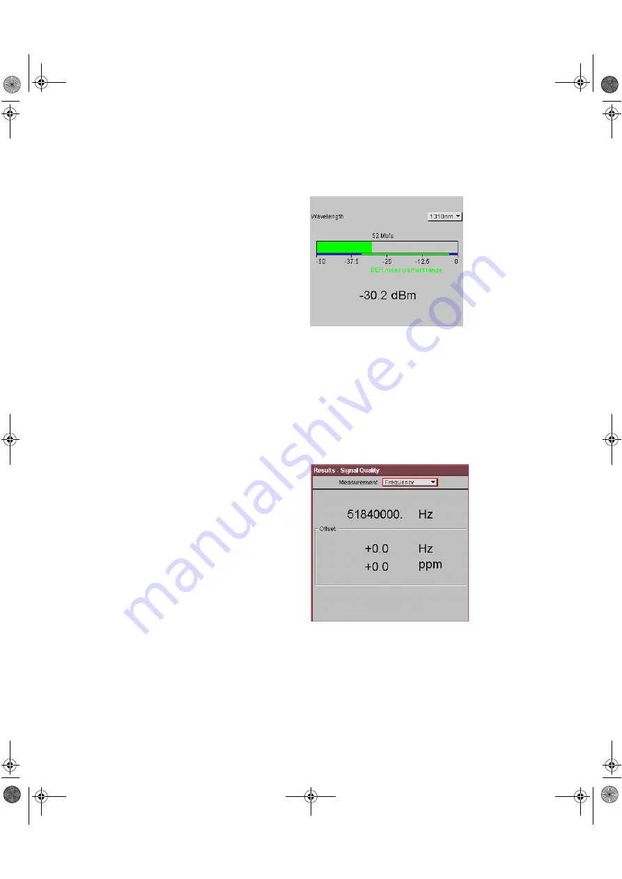 Agilent Technologies OmniBER OTN J7230B Performance Verification Manual Download Page 54