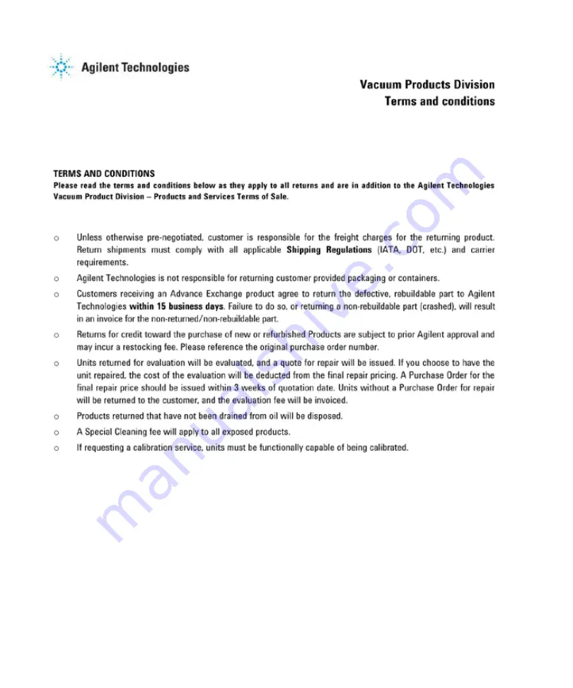 Agilent Technologies TPS-compact X3580-64000 User Manual Download Page 310