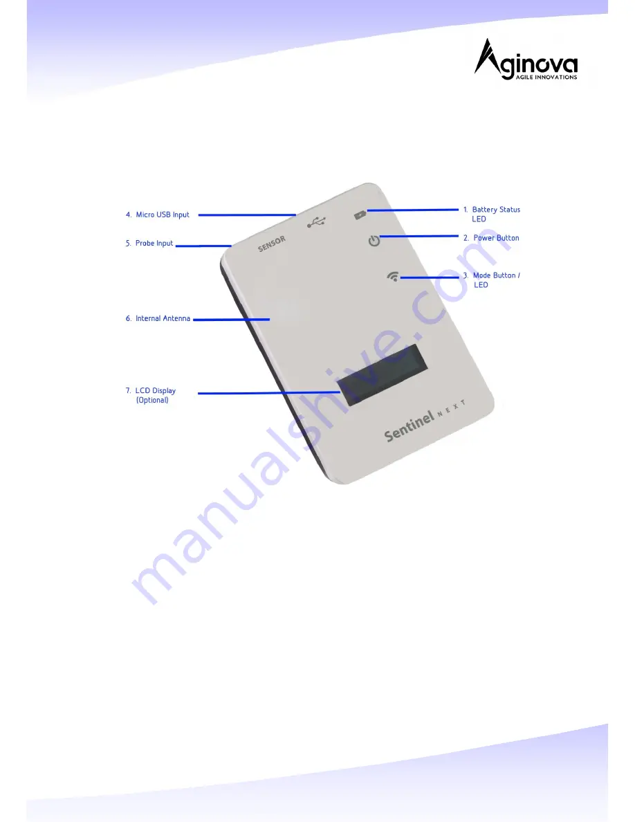 Aginova Sentinel Next Series Reference Manual Download Page 1