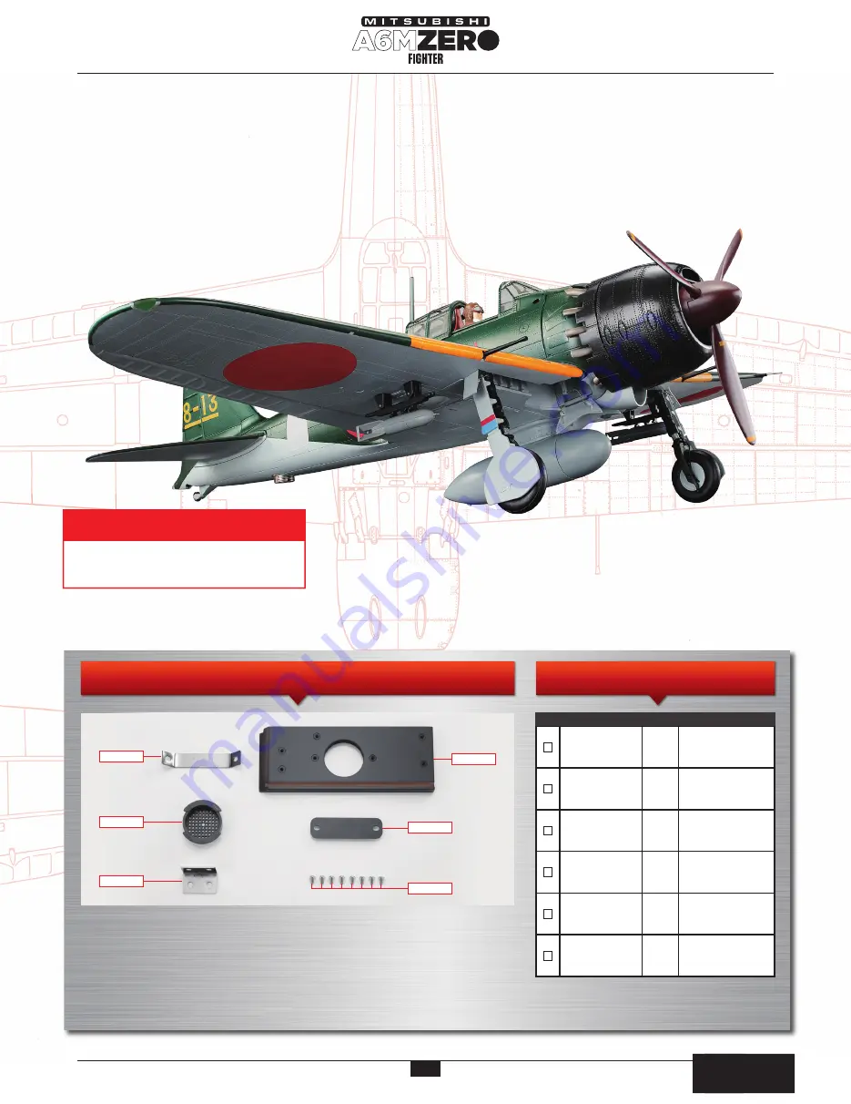 Agora Models Hachette Mitsubishi A6MZERO FIGHTER Build Instructions Download Page 20