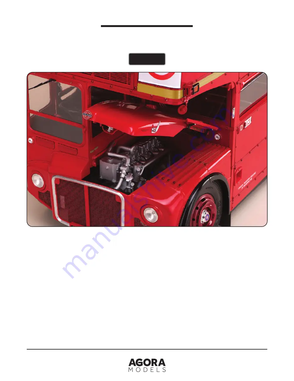 Agora Models LONDON TRANSPORT ROUTEMASTER BUS Build Instructions Download Page 1