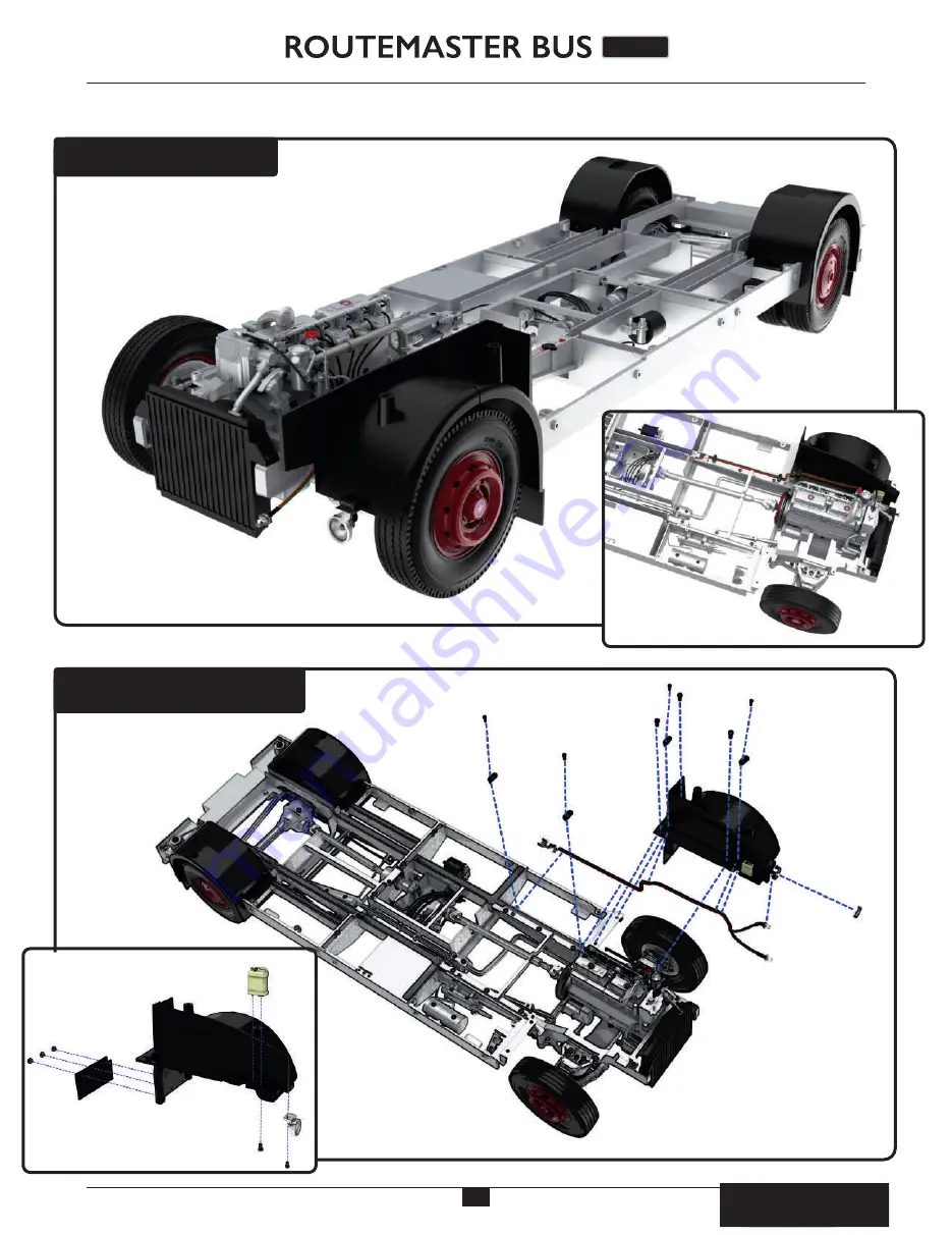 Agora Models LONDON TRANSPORT ROUTEMASTER BUS Build Instructions Download Page 11