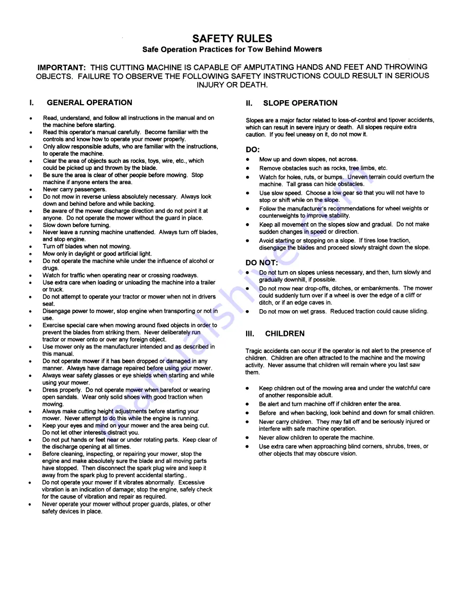 Agri-Fab 45-0305 Owner'S Manual Download Page 3