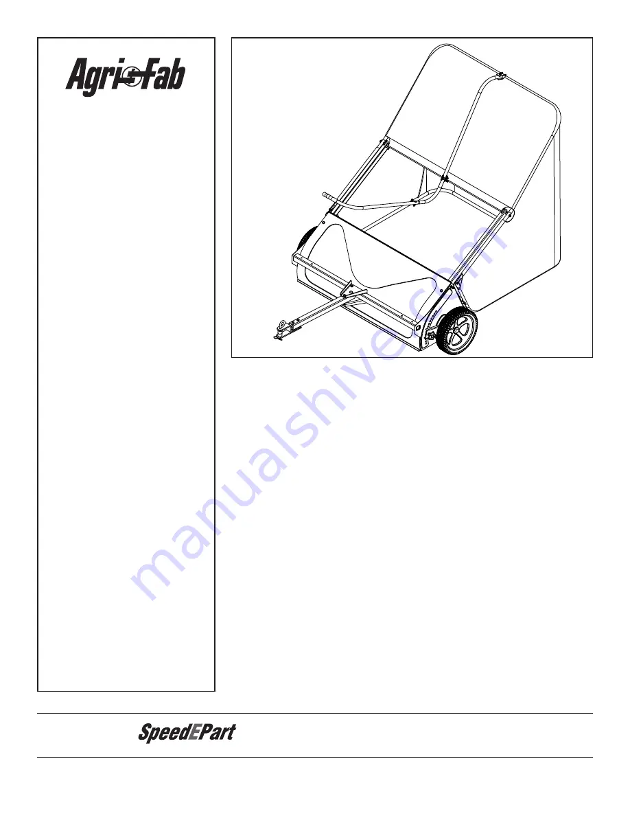 Agri-Fab 45-0456 Owner'S Manual Download Page 1