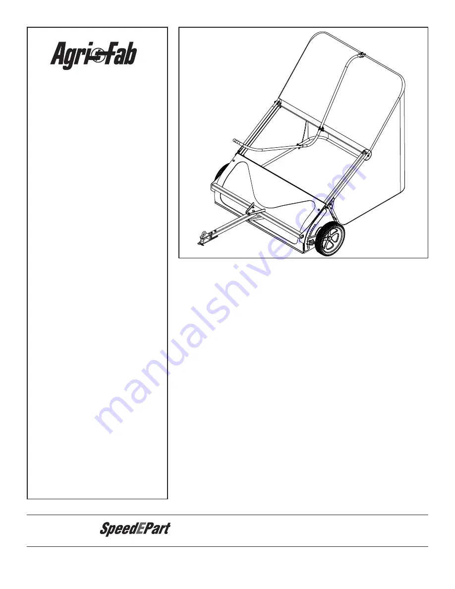 Agri-Fab 45-04561 Owner'S Manual Download Page 1