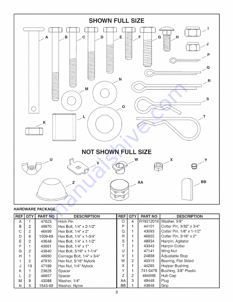 Agri-Fab 45-04631 Operating Instructions Manual Download Page 3