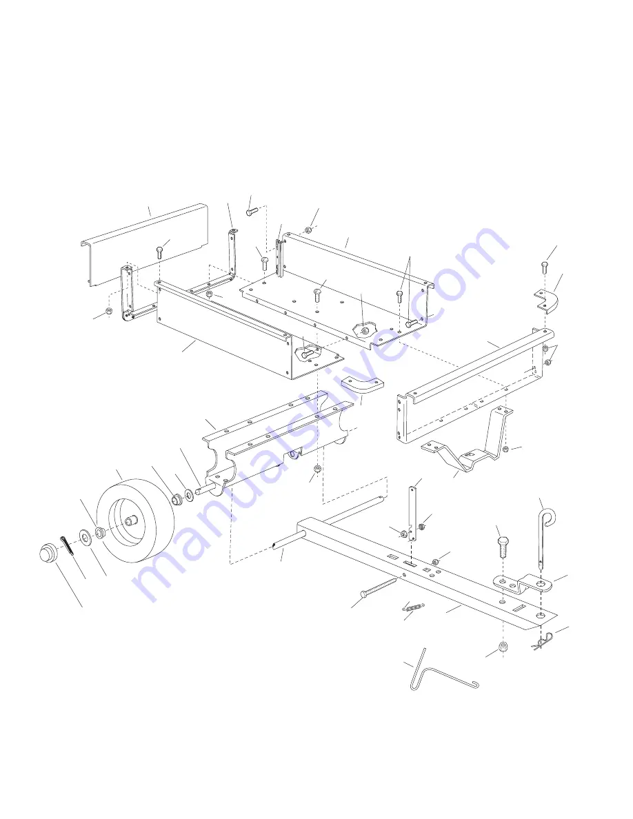 Agri-Fab Repair Parts For Utility Carts 190-425A Скачать руководство пользователя страница 1