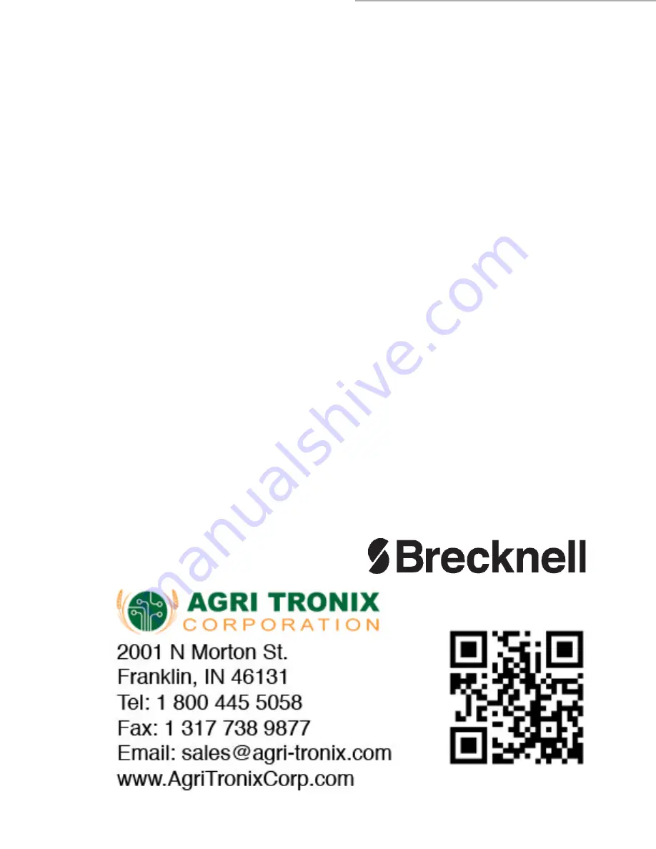 AGRI TRONIX Brecknell SBI-521 Series Скачать руководство пользователя страница 82