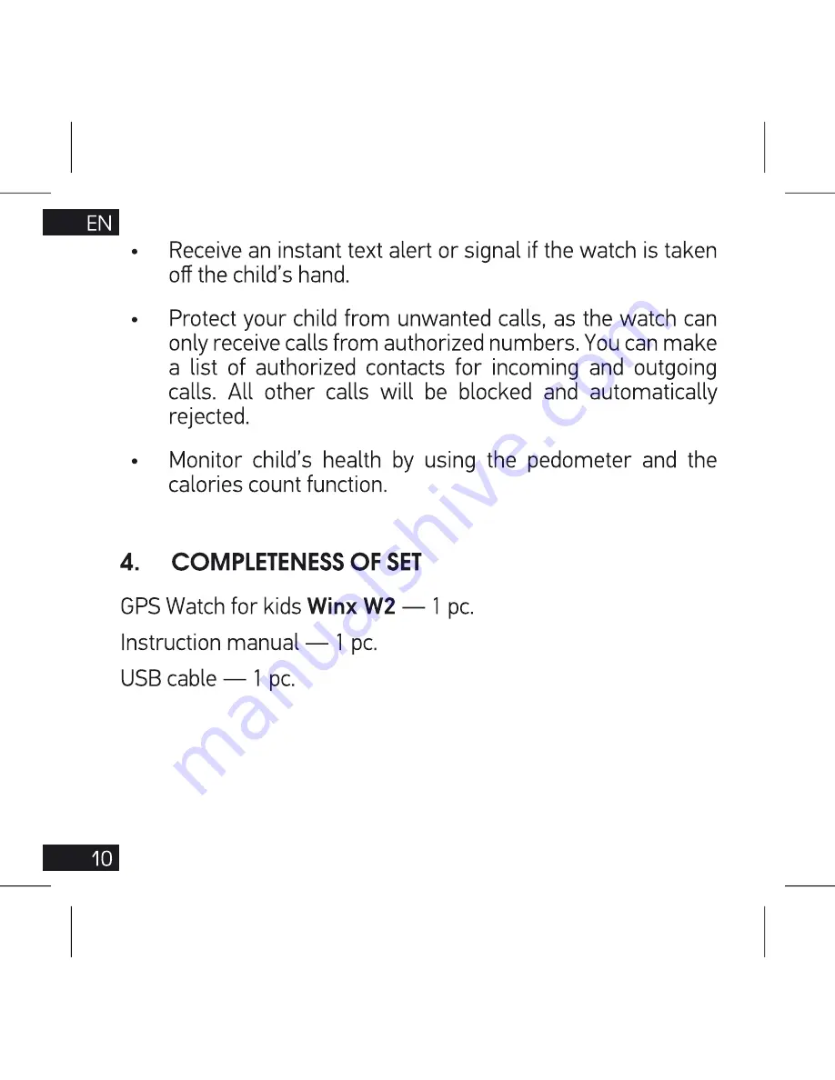 AGU Baby WINX W2 User Manual Download Page 10