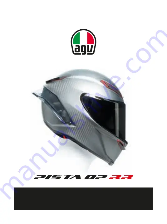 AGV Pista GP RR User Manual Download Page 1