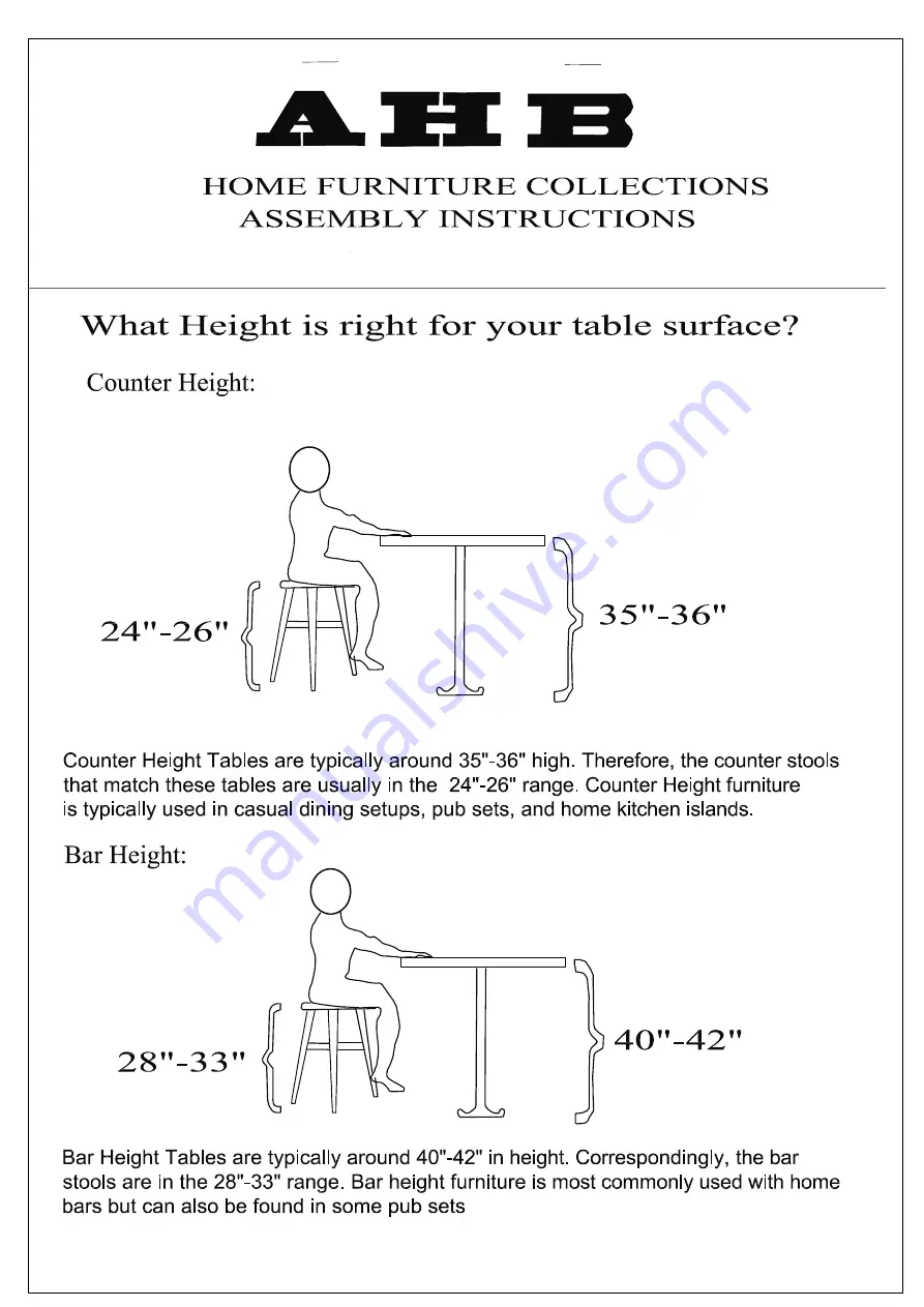 AHB Romano Assembly Instructions Download Page 1