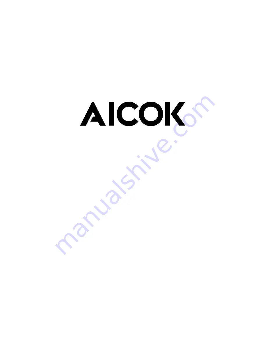 Aicok CM9101 Скачать руководство пользователя страница 1