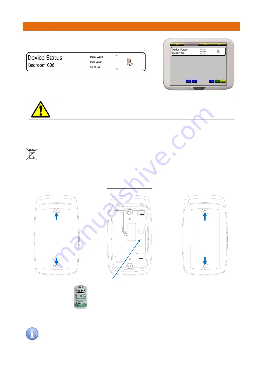 Aidcall Touchsafe Pro User Manual Download Page 7