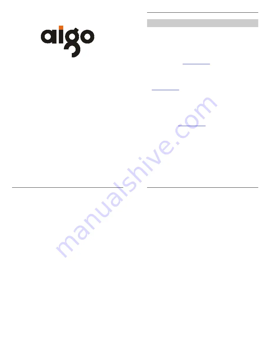 Aigo A396Plus User Manual Download Page 1