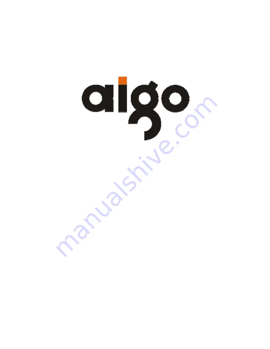 Aigo E898 User Manual Download Page 1