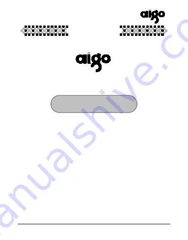 Aigo UM-F158 User Manual Download Page 1