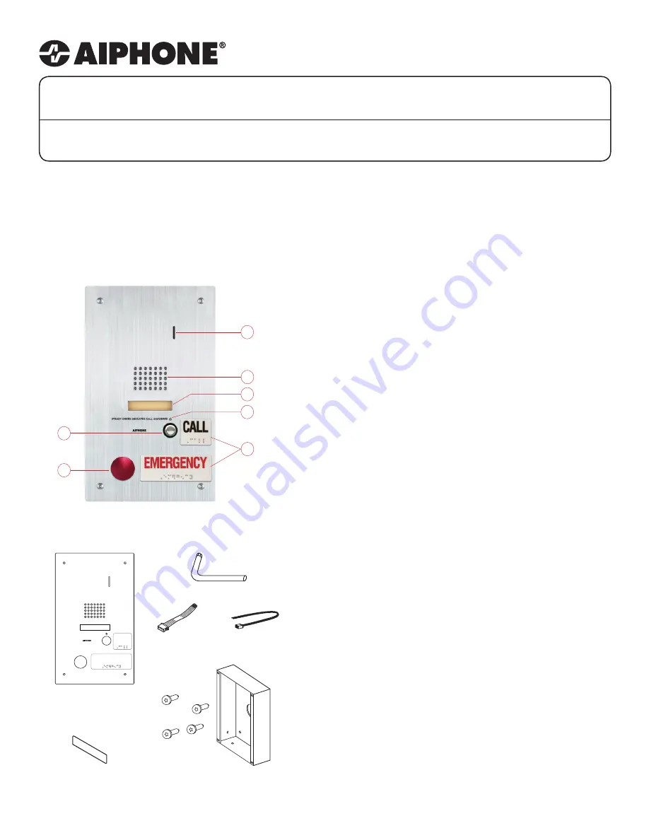 Aiphone IS-SS-2RA Instruction Manual Download Page 1