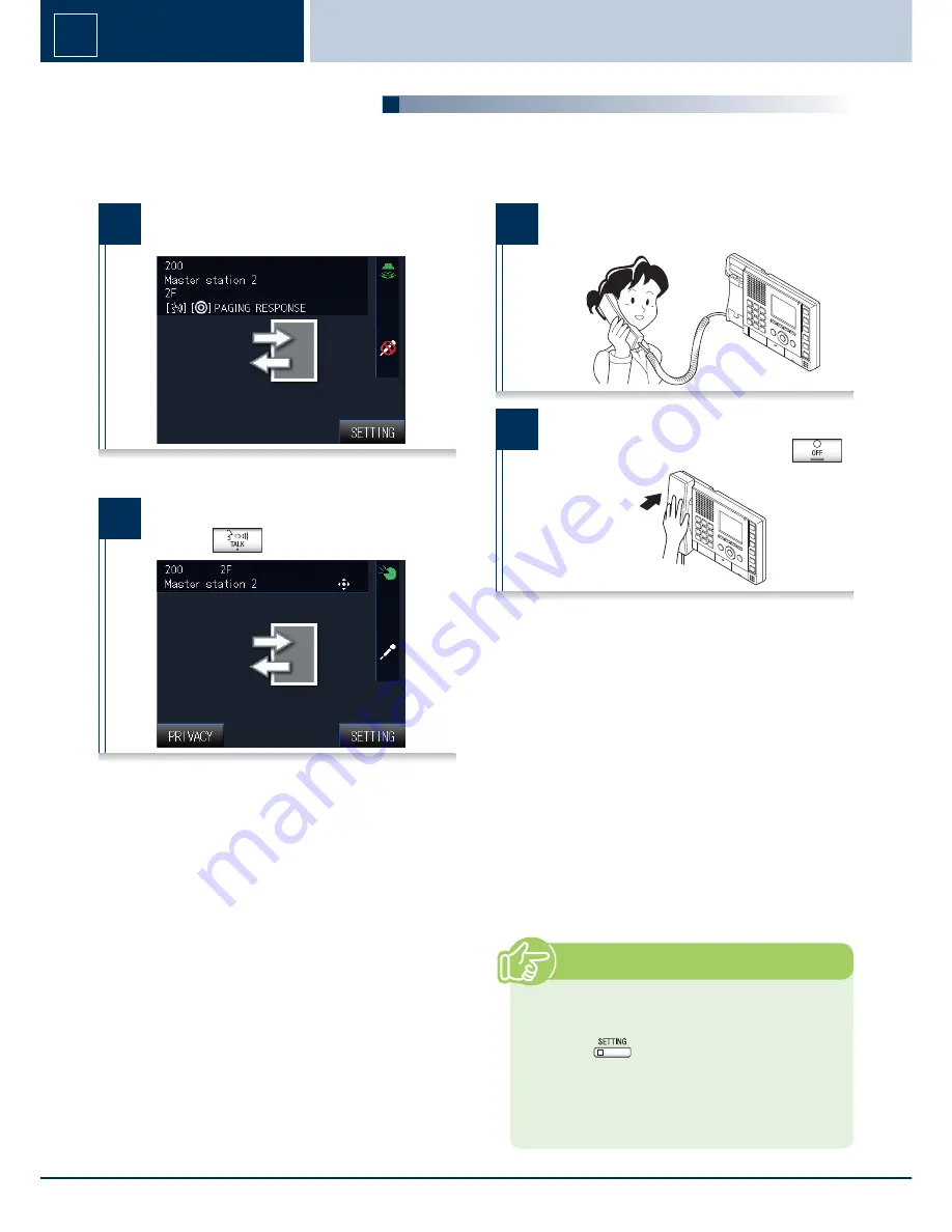 Aiphone IX System Operation Manual Download Page 36