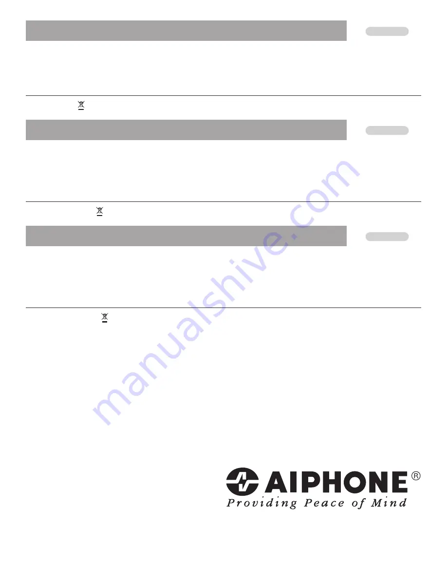 Aiphone JK-1MED Скачать руководство пользователя страница 17