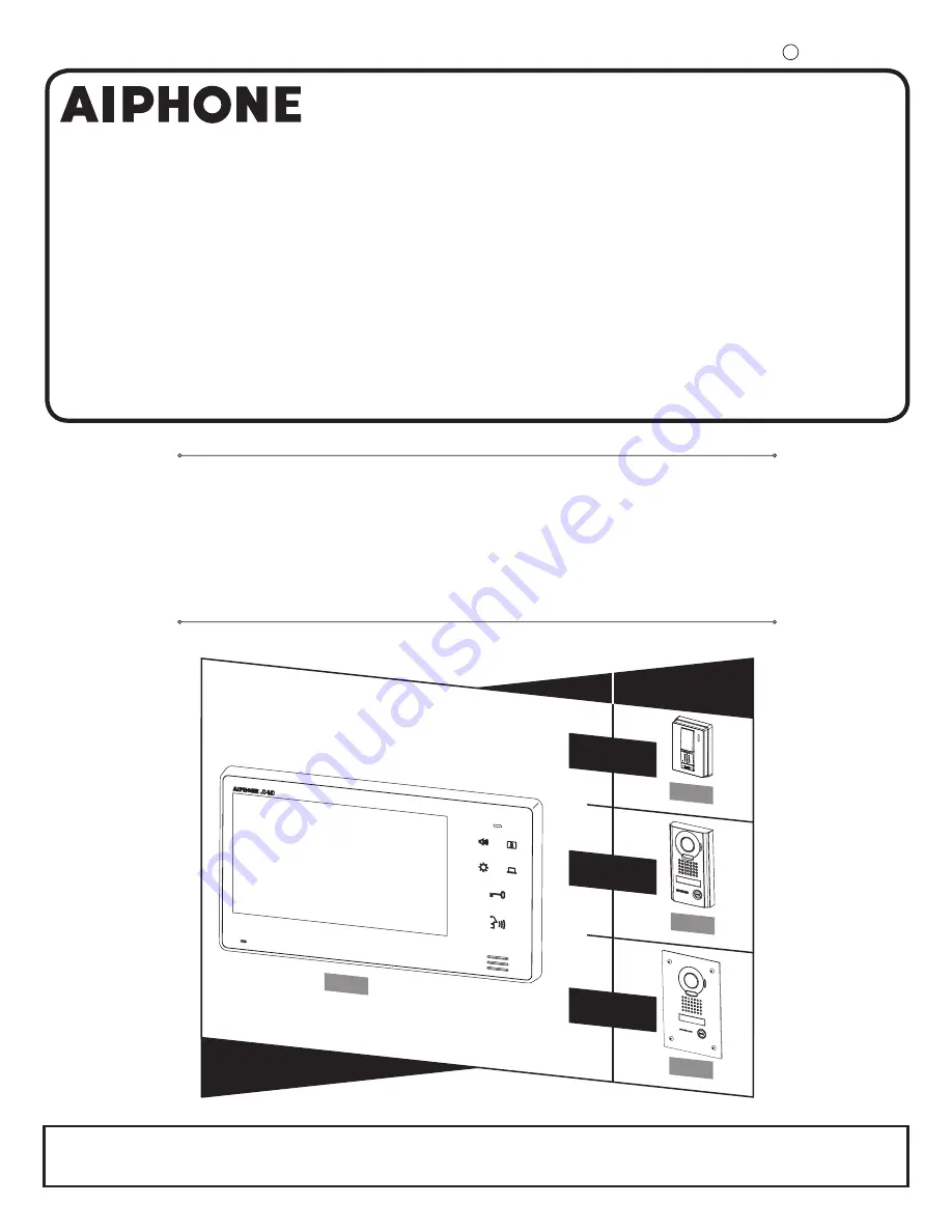 Aiphone JOS-1A Скачать руководство пользователя страница 1