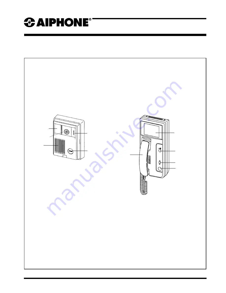 Aiphone KAS-1ERD Скачать руководство пользователя страница 1