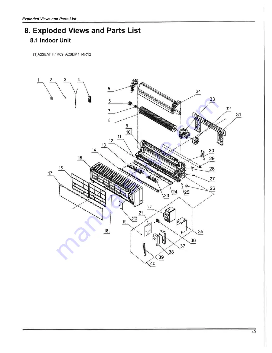 Air-Con A18CI4H4R18 Скачать руководство пользователя страница 49