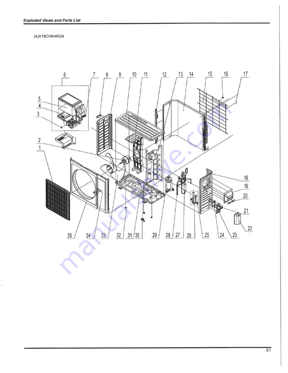 Air-Con A18CI4H4R18 Скачать руководство пользователя страница 61