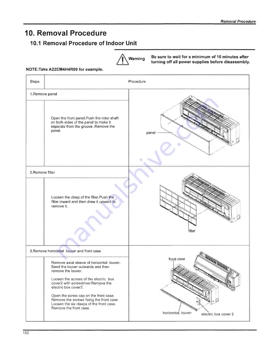 Air-Con A18CI4H4R18 Summary And Features Download Page 102