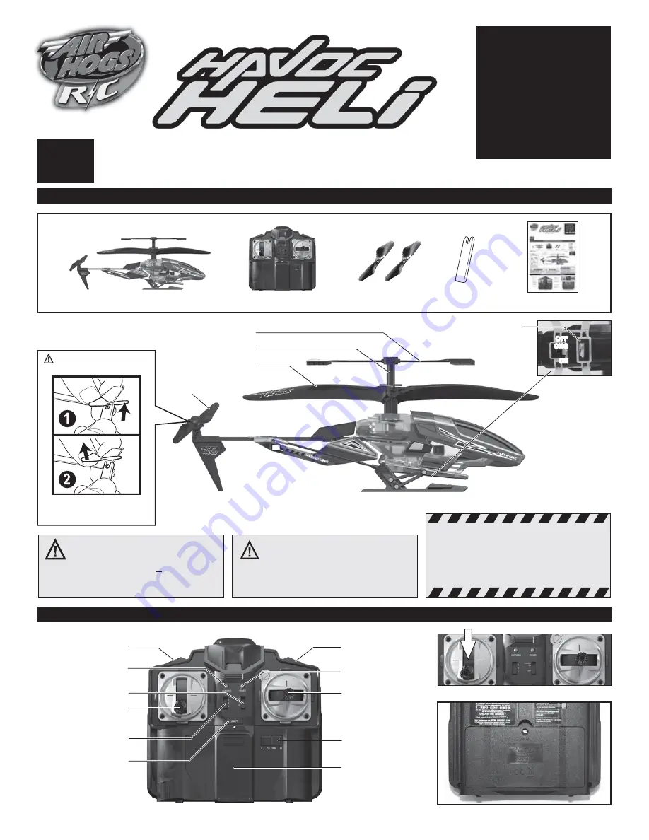 Air Hogs Havoc Heli Instruction Manual Download Page 1