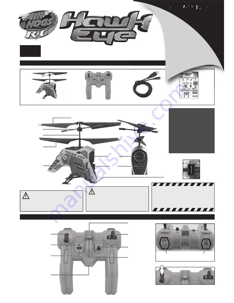 Air Hogs hawk eye Instruction Manual Download Page 1