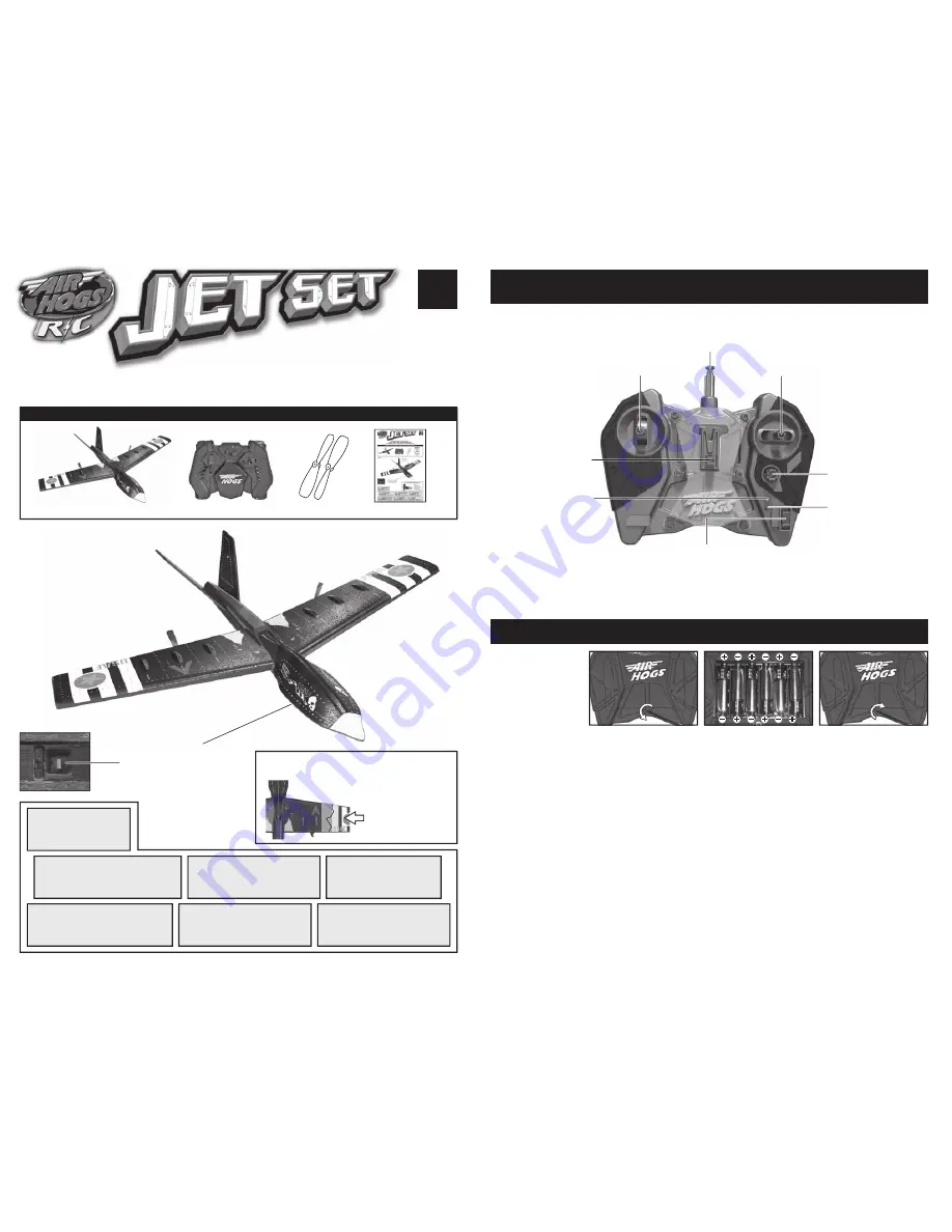 Air Hogs JET SET Instruction Manual Download Page 1